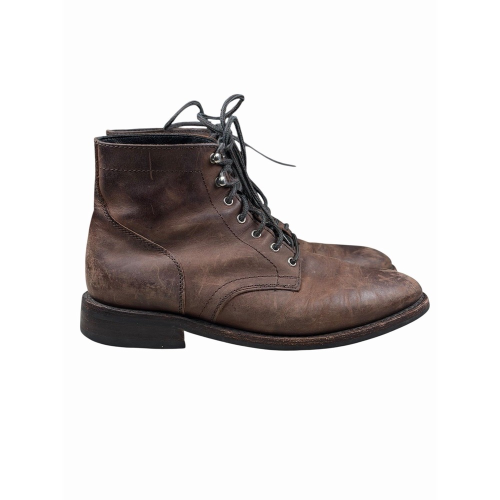 THURSDAY Boot Company President Rugged and Resilient Brown Leather Boots US 10.5